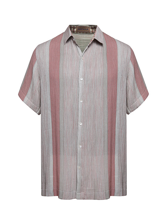 CRINKLED-COTTON SHIRT