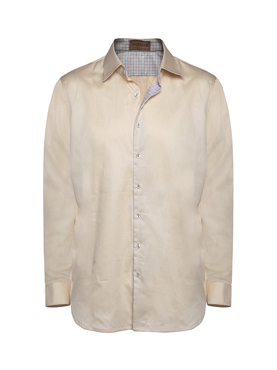 Cream Cotton Shirt