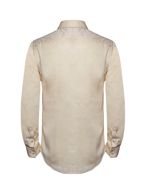 Cream Cotton Shirt