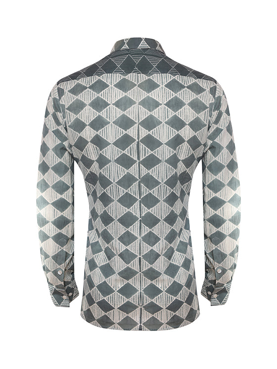 SHIBORI PRINTED SHIRT