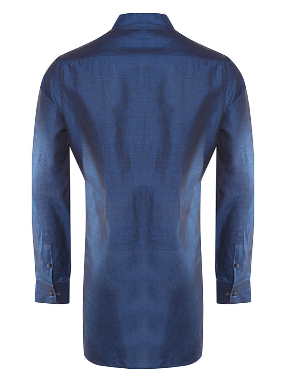 LONG BLUE SHIRT