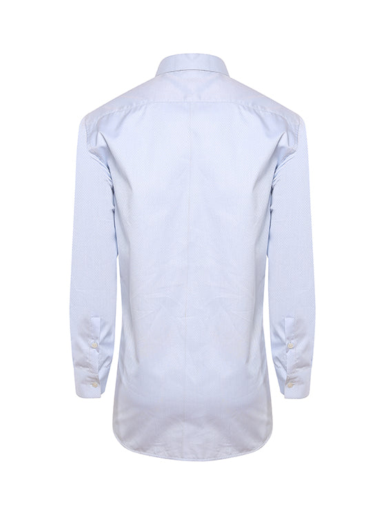FORMAL BLUE COTTON SHIRT