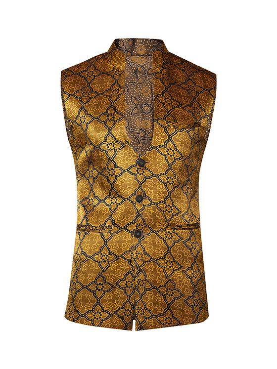 Printed Nehru Jacket