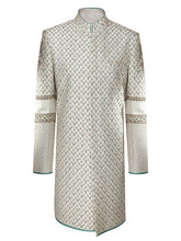 Ivory Heavy Jaal Embroidered Sherwani