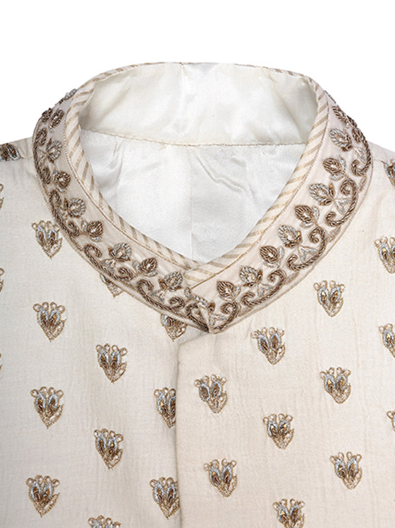 Overall Embroidered Boota Sherwani