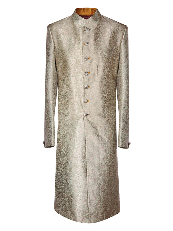 Jacquard Jaal Sherwani