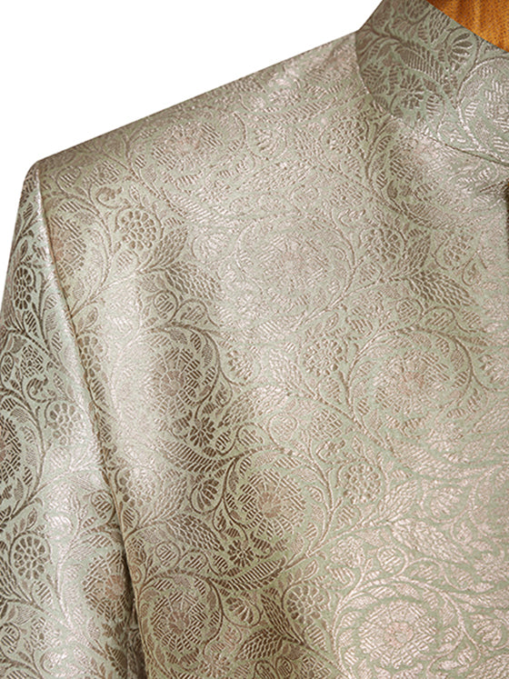 Jacquard Jaal Sherwani