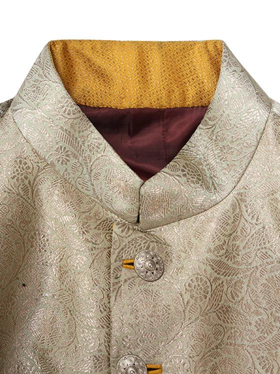 Jacquard Jaal Sherwani