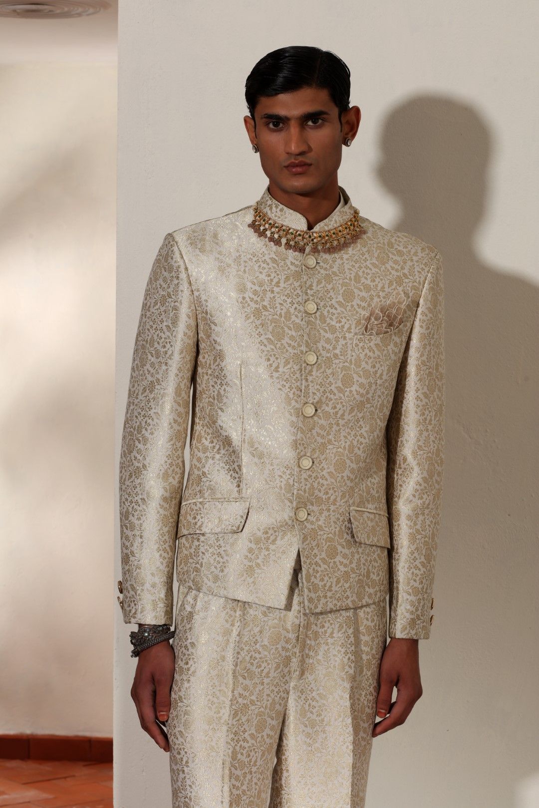 Brocade Bandhgala Set