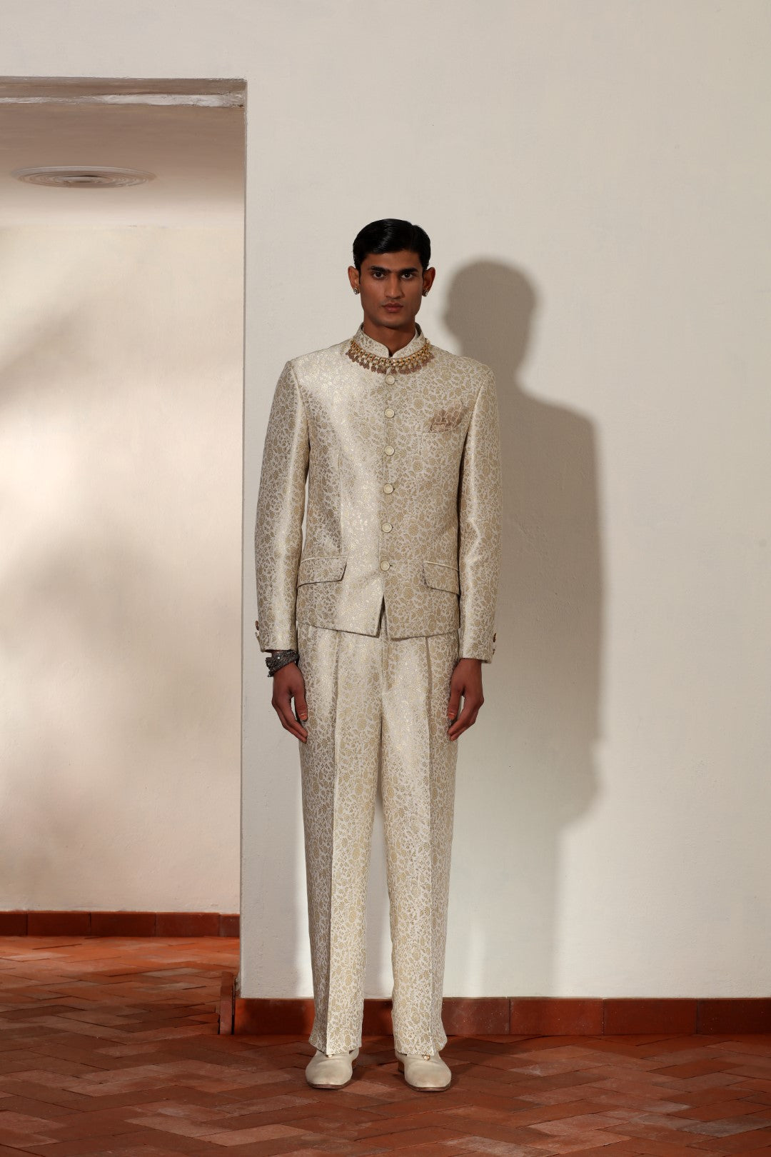 Brocade Bandhgala Set