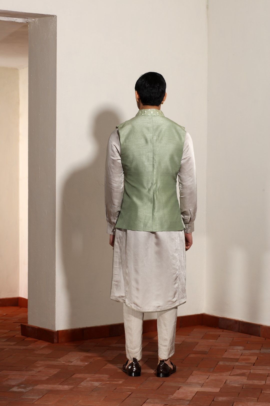 Green Booti Bundi Set