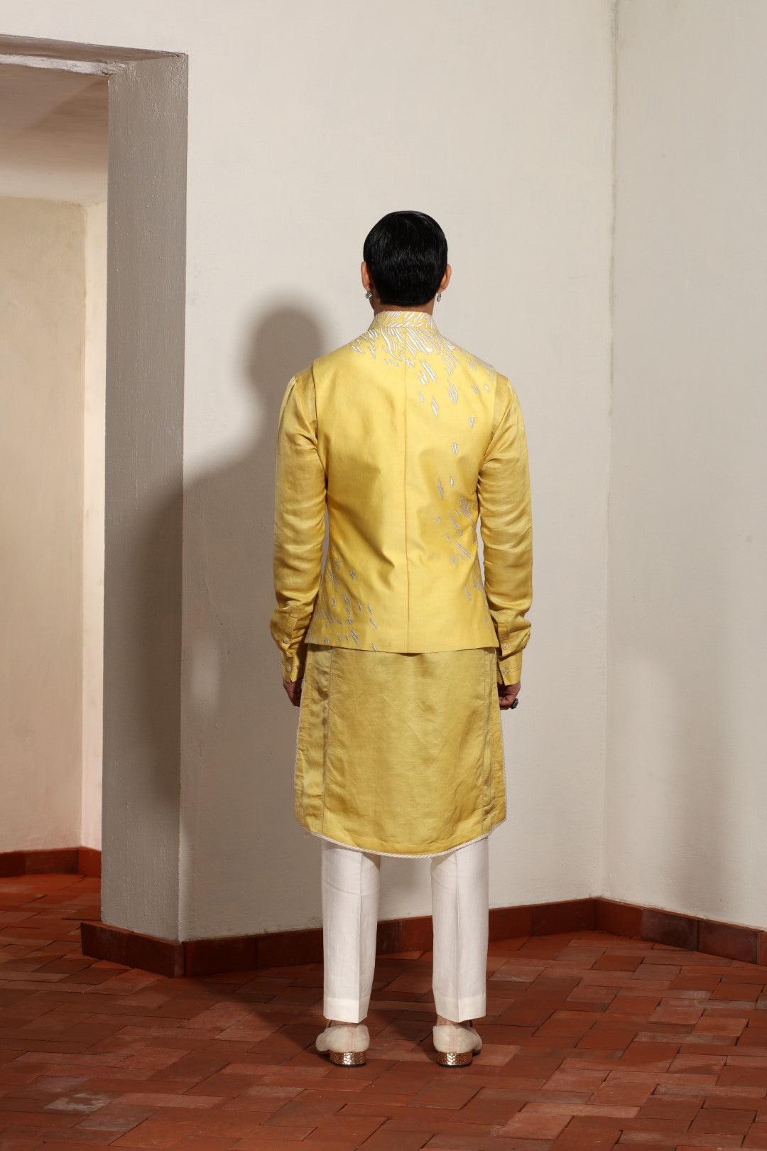 Yellow Waved Bundi Set