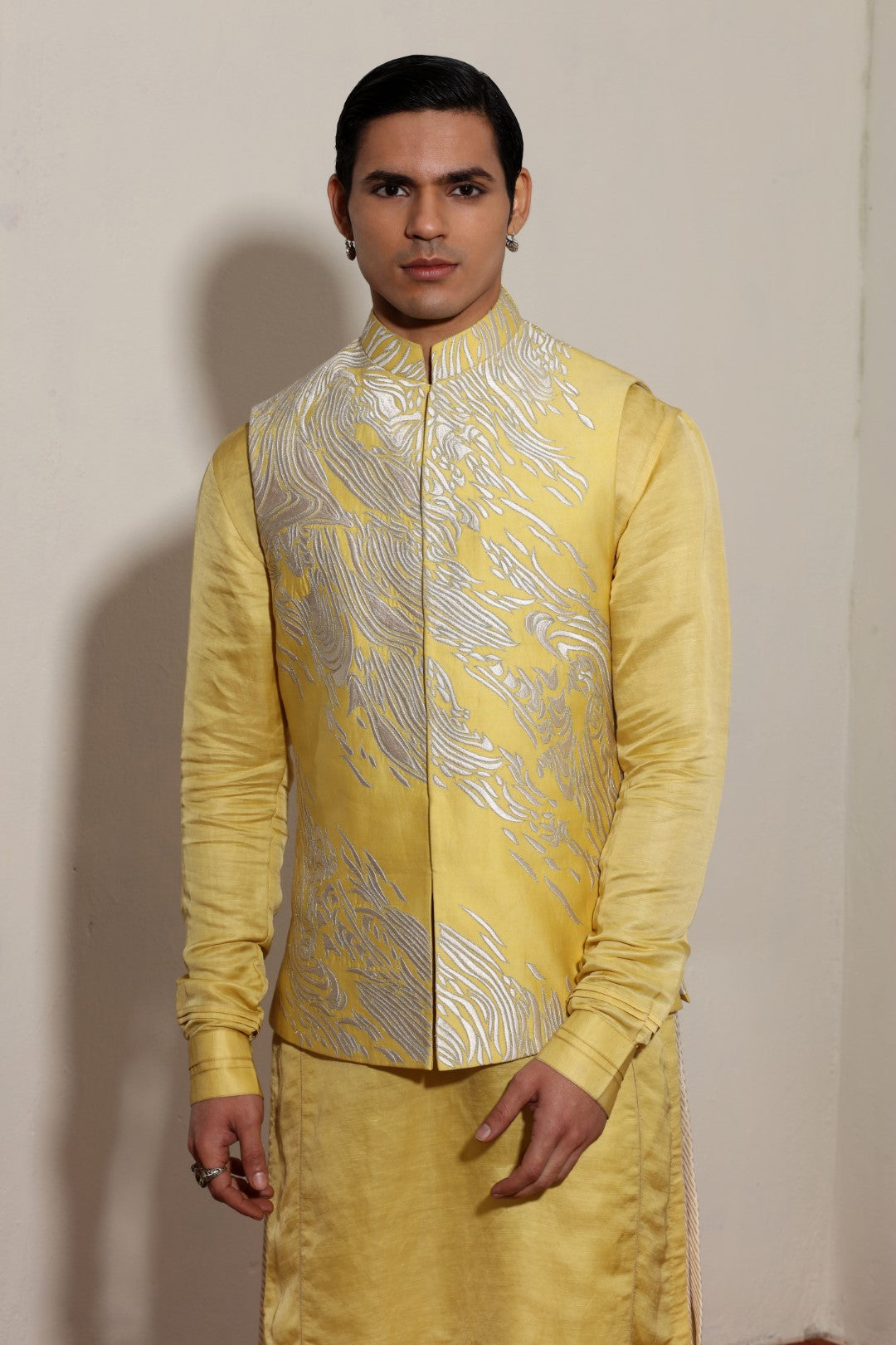 Yellow Waved Bundi Set