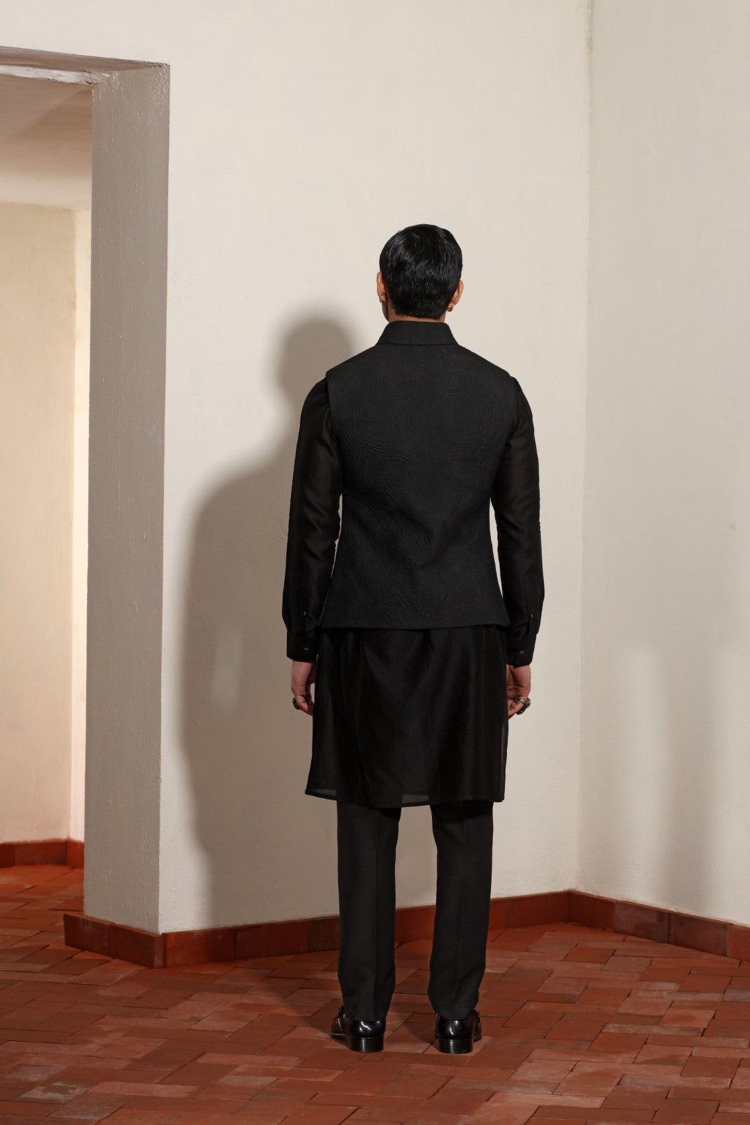 Black Applique Bundi Set