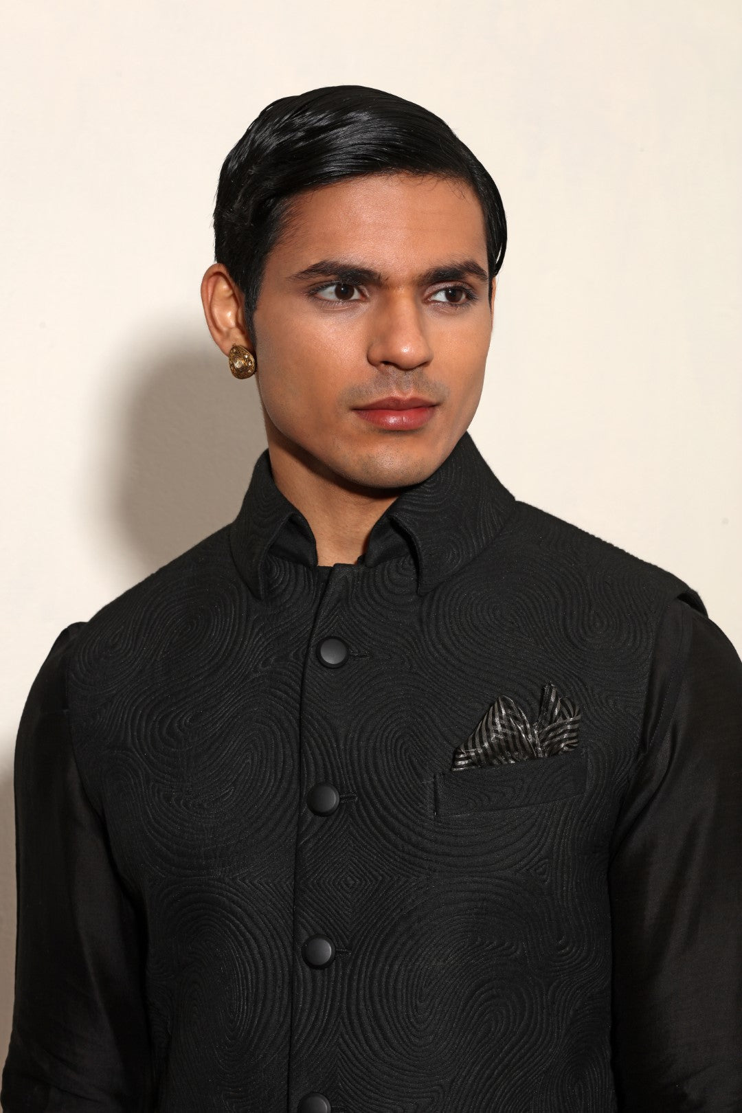 Black Applique Bundi Set