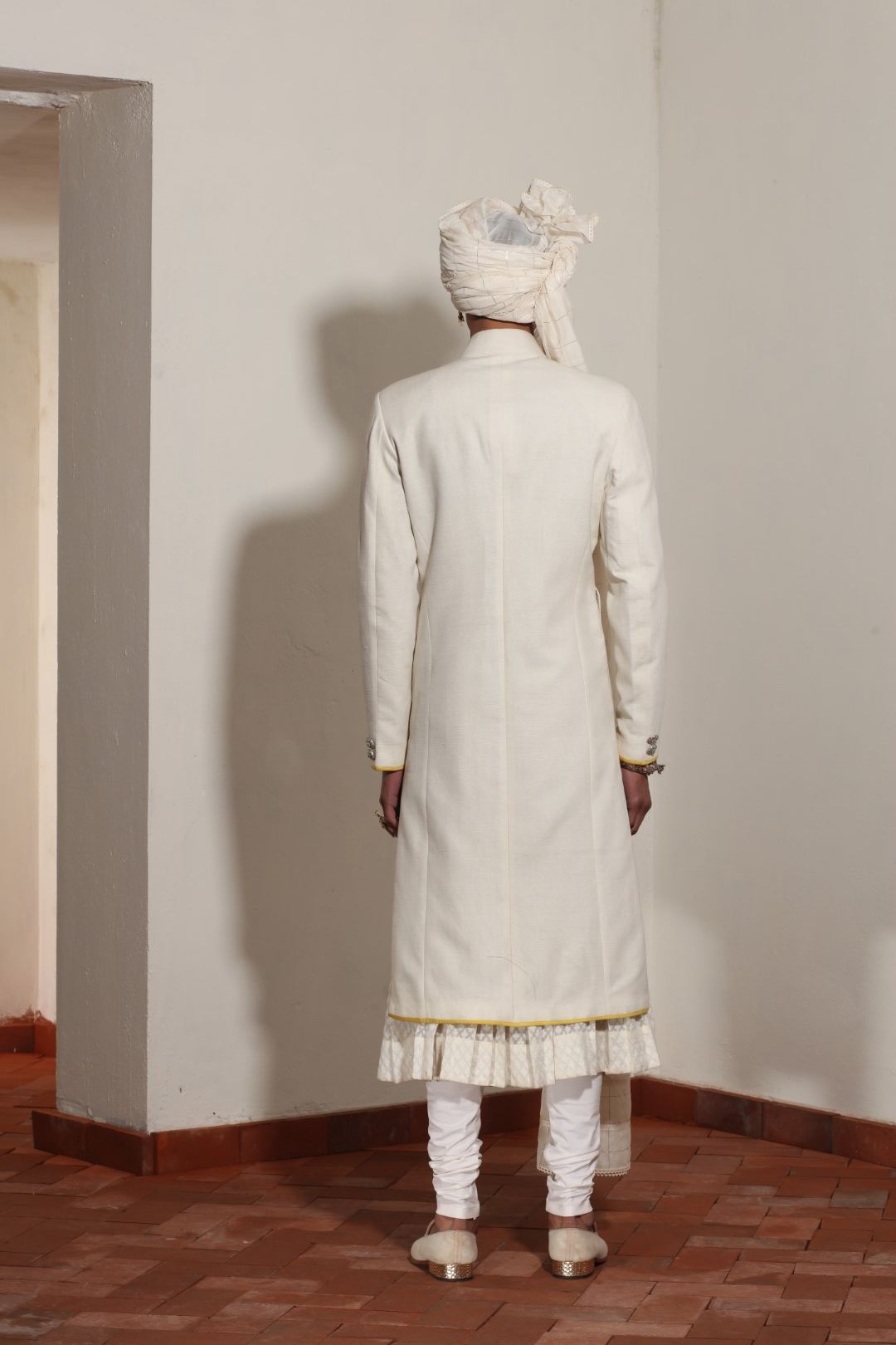 Linen Sherwani Set