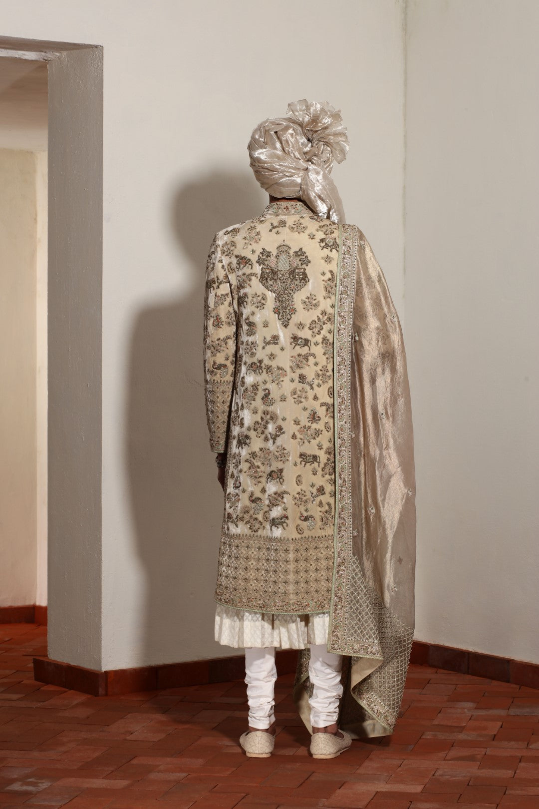 Heavy Dabka Sherwani Set