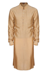 GOLD COLORED CLASSIC COTTON KURTA