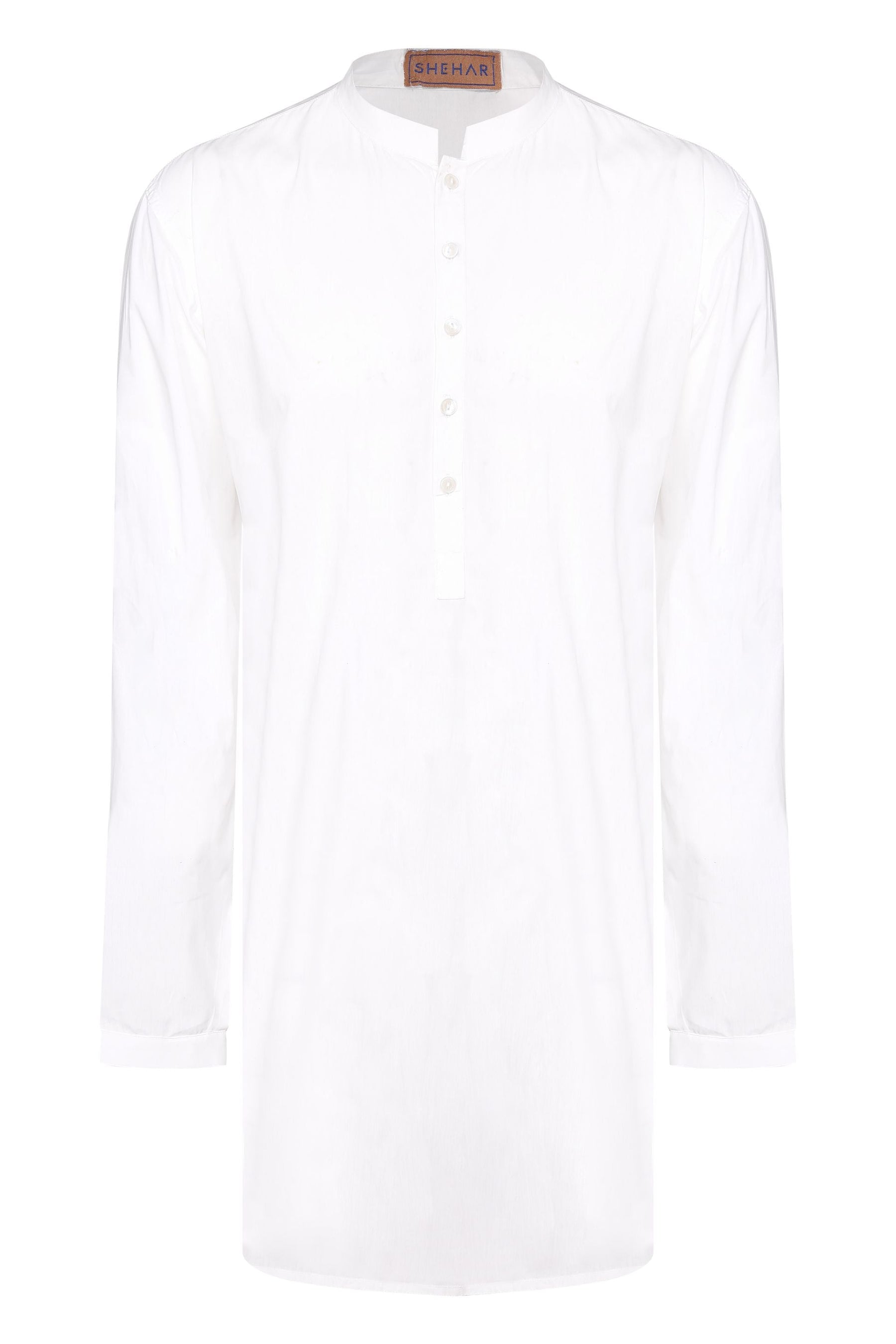 WHITE CLASSIC COTTON KURTA