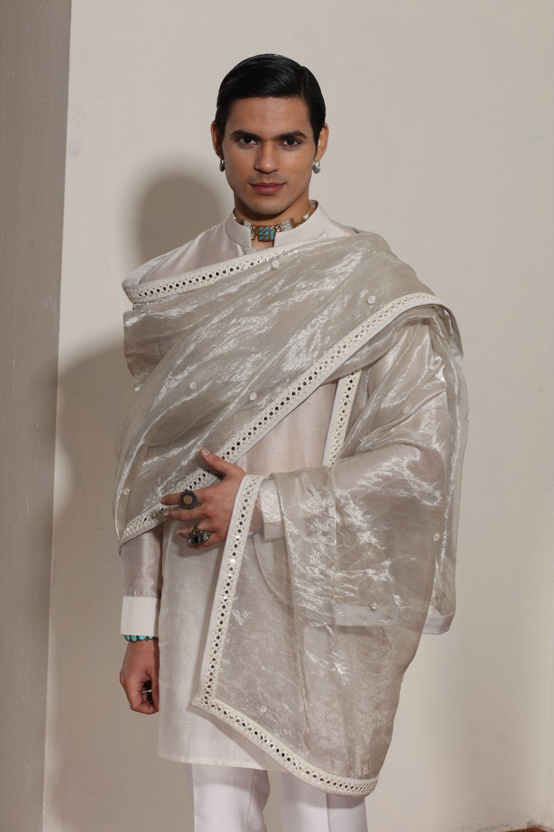 Chanderi Kurta Set