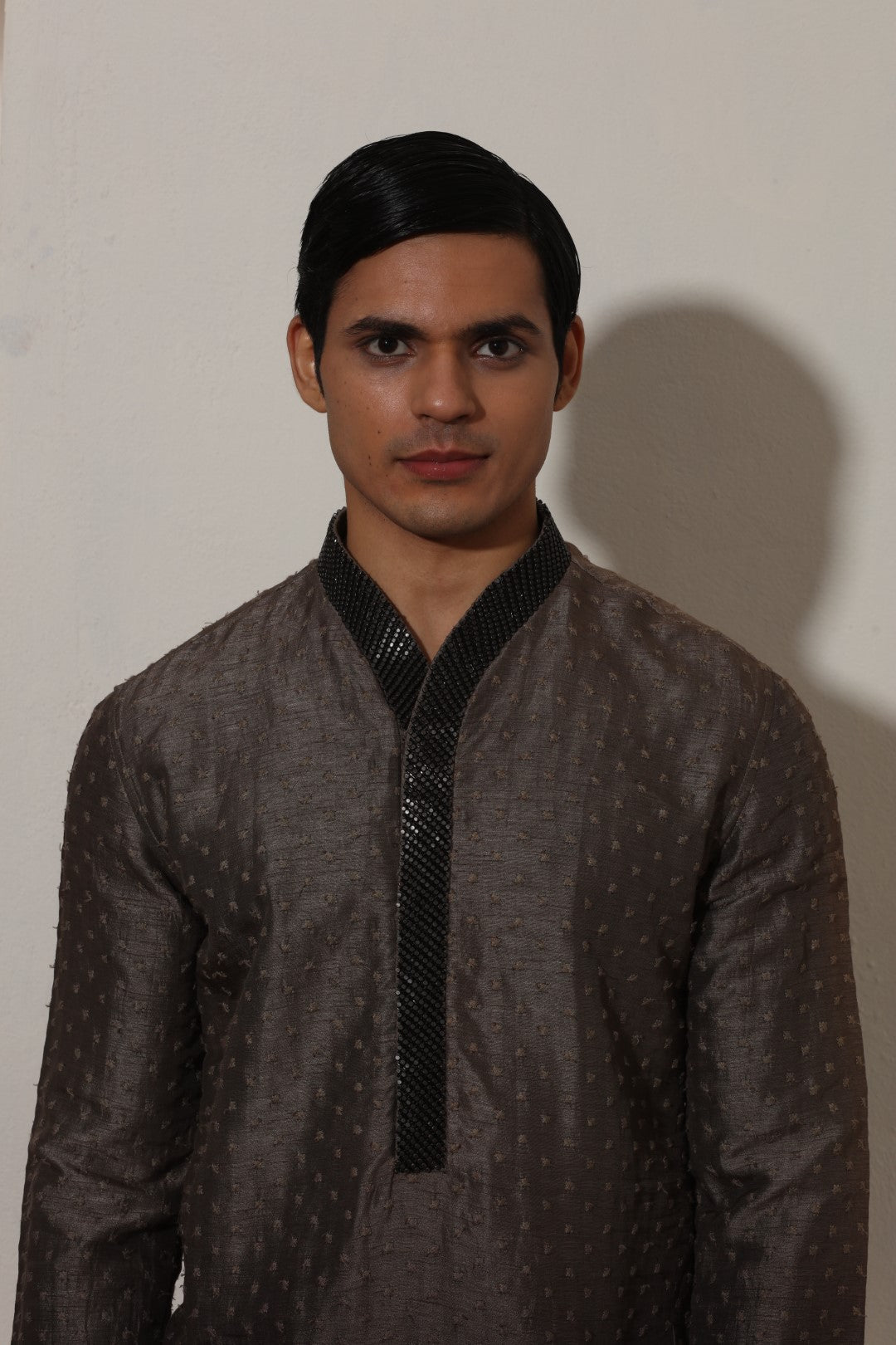 Wine Ombré Kurta Set