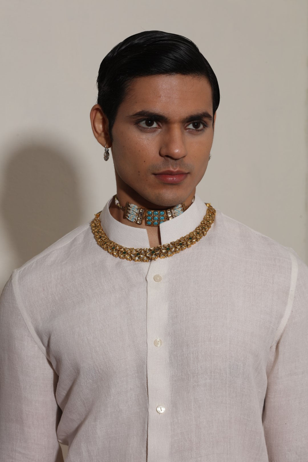 Matka Silk Shirt Set