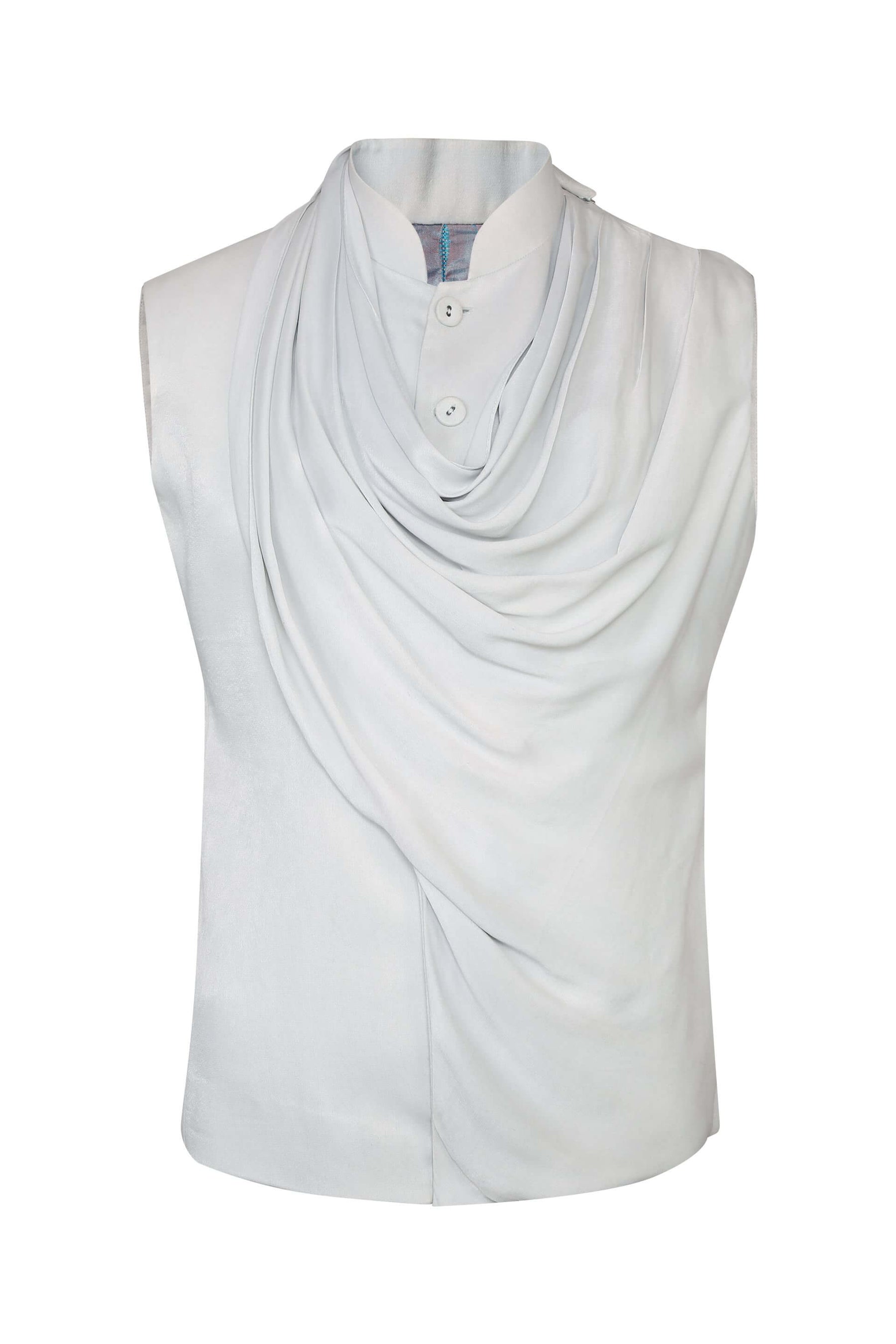 DRAPED NEHRU JACKET