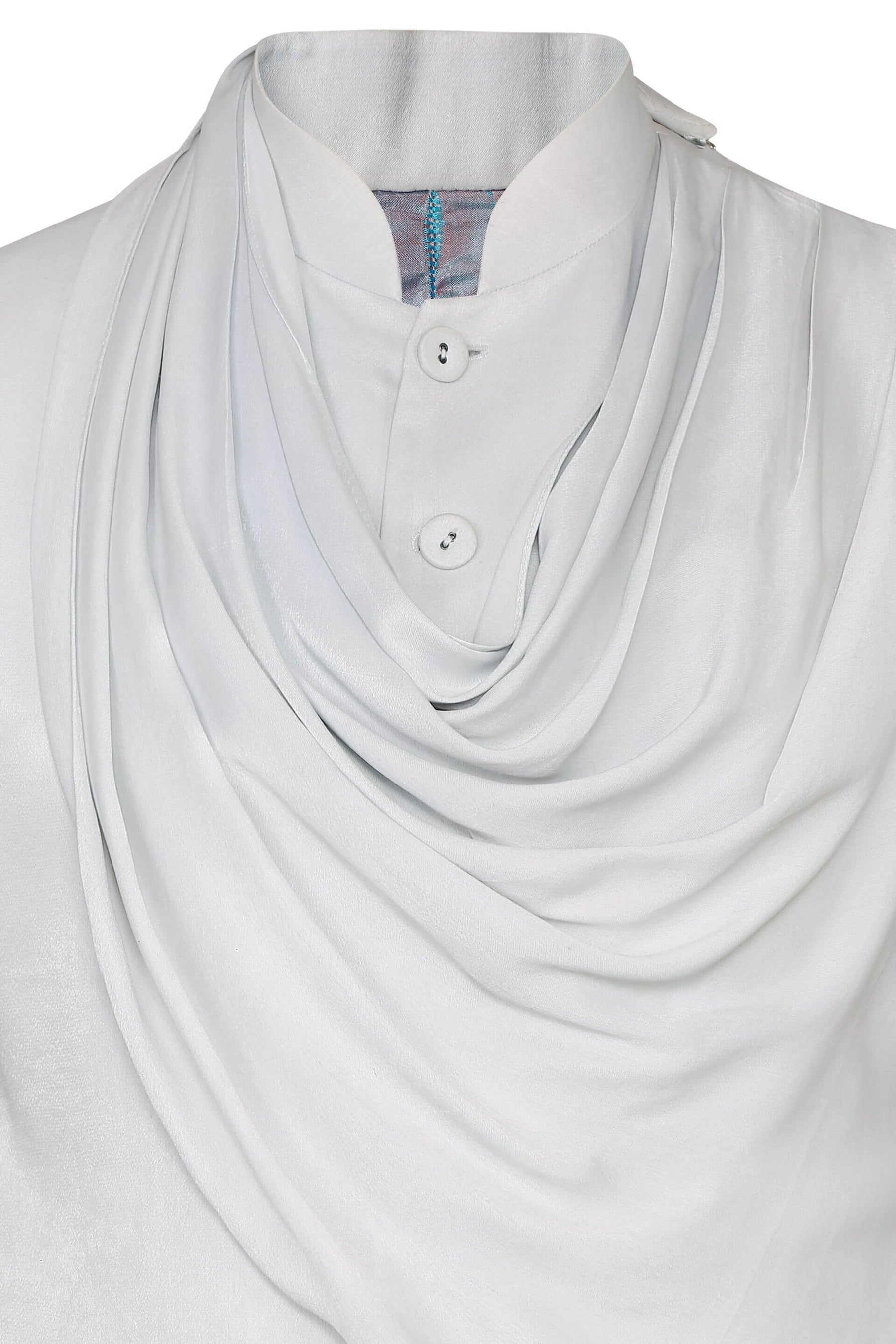 DRAPED NEHRU JACKET
