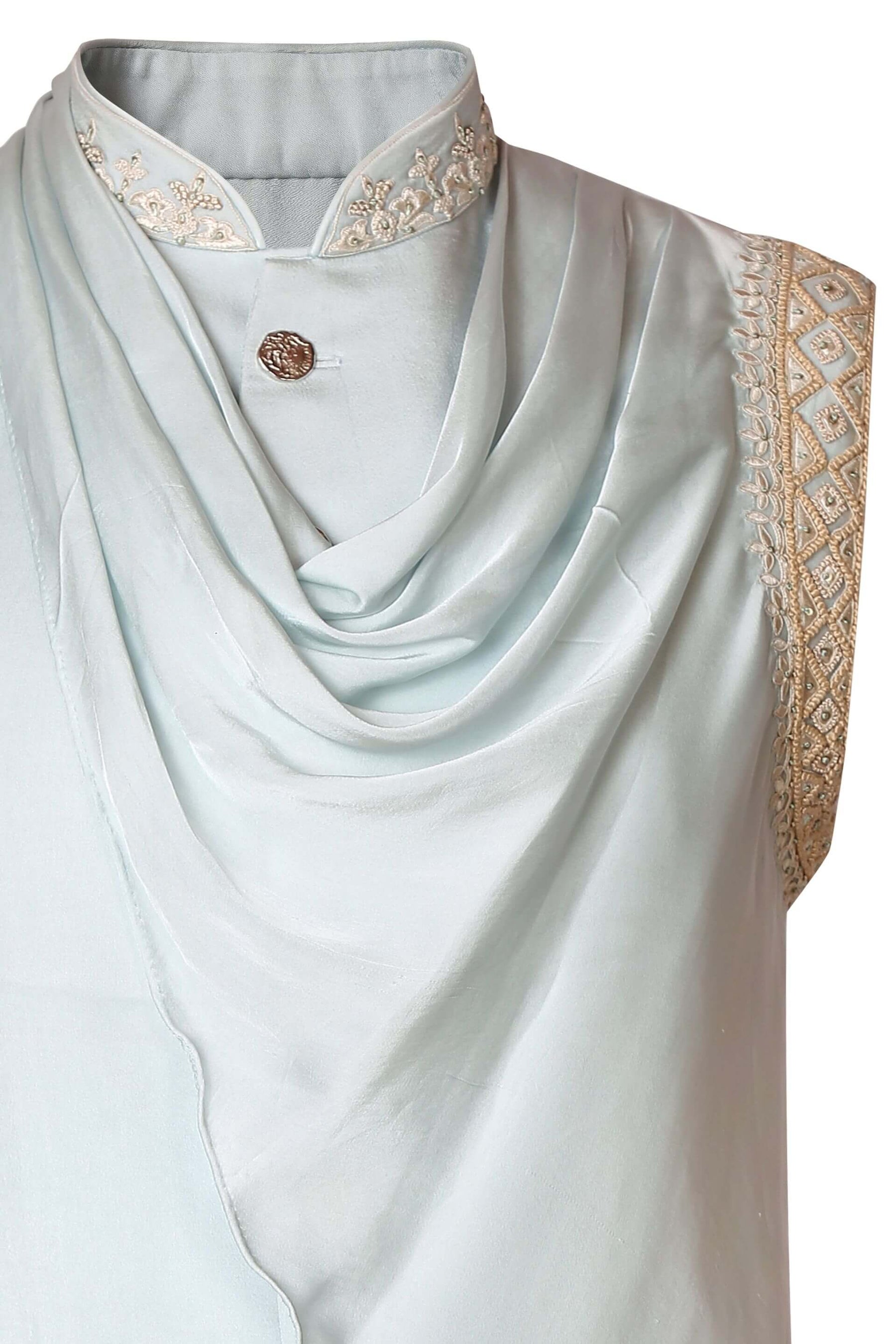 DRAPED NEHRU JACKET