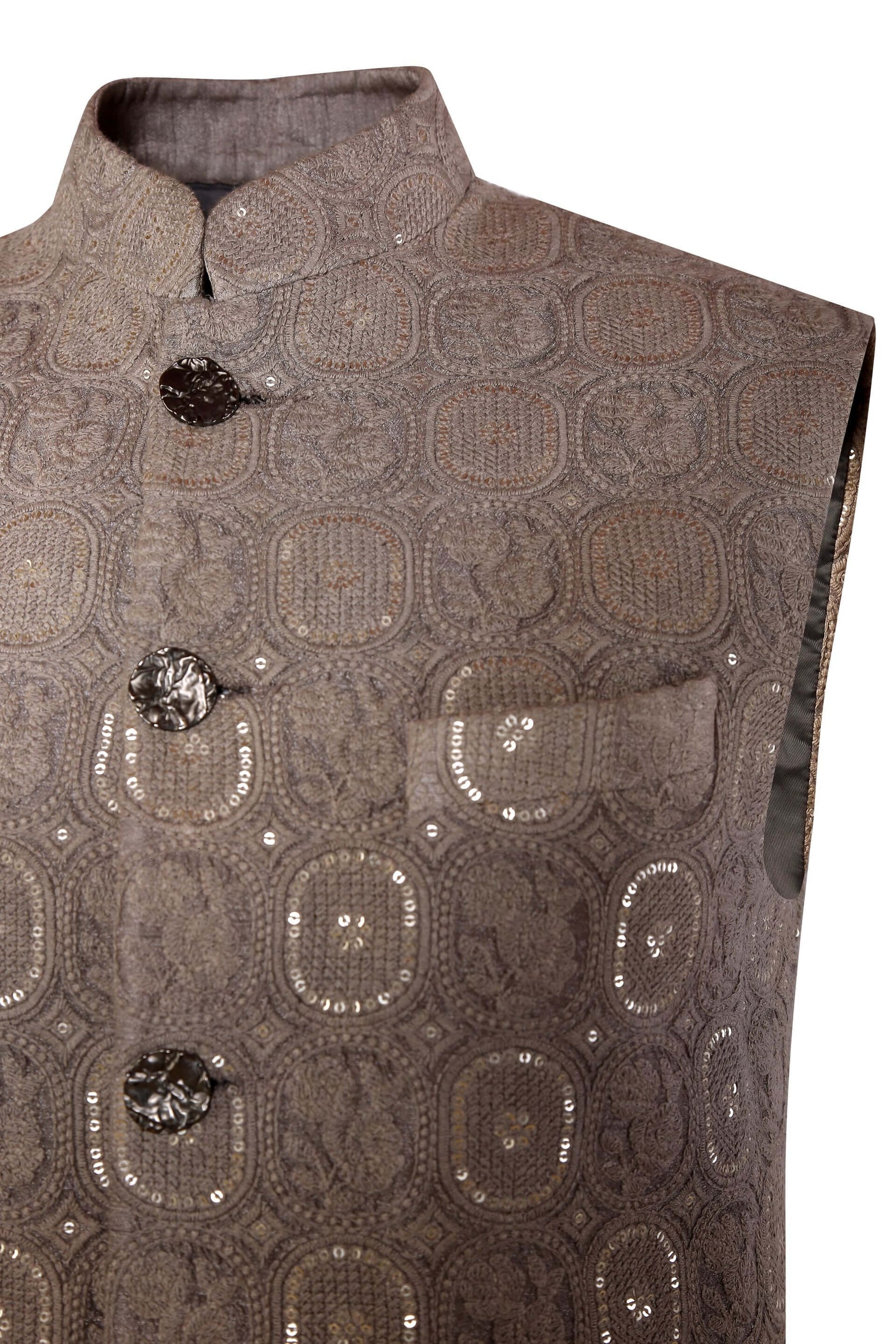 OMBRE EMBROIDERED BUNDI