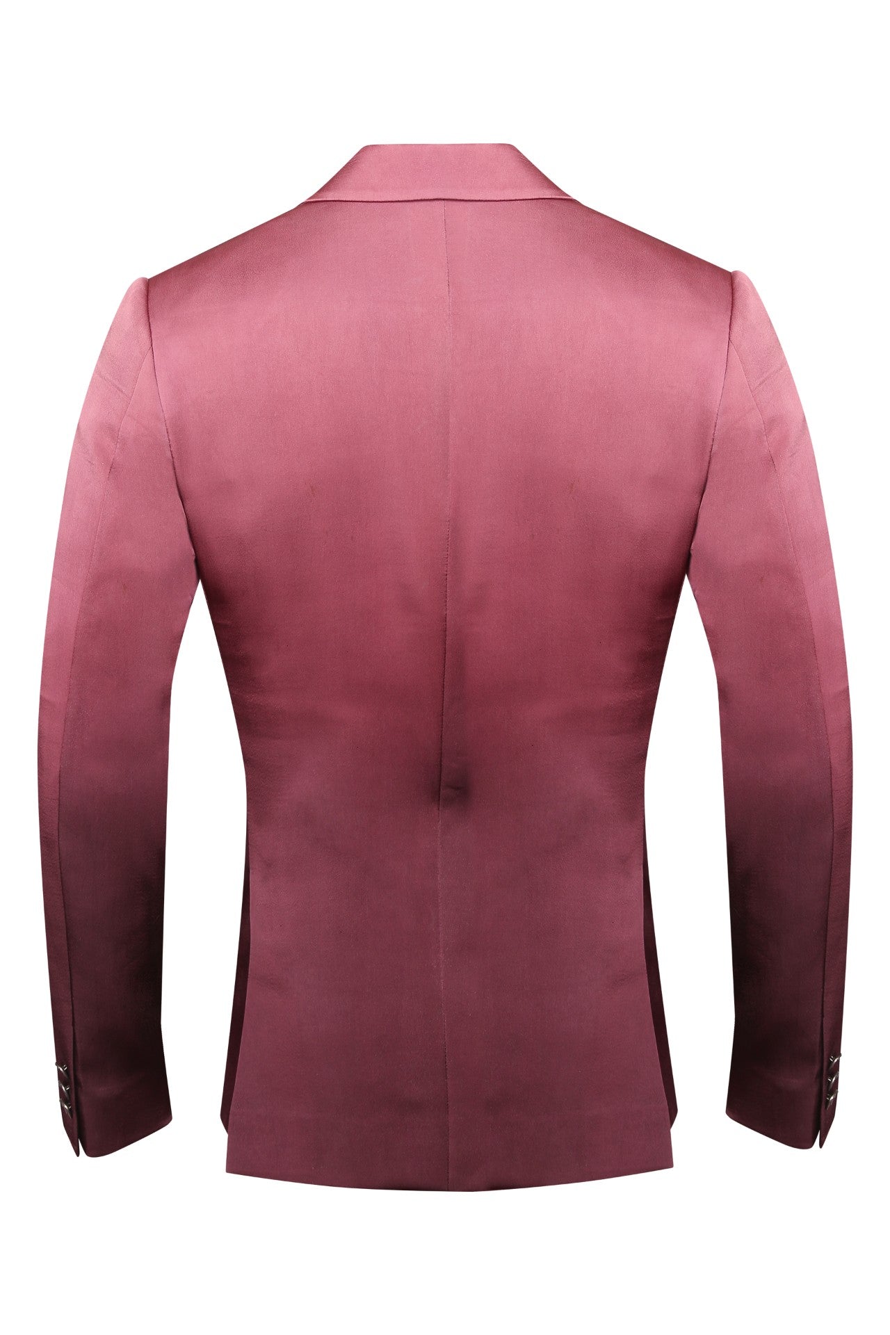 Wine ombré color classic tuxedo in cupro satin