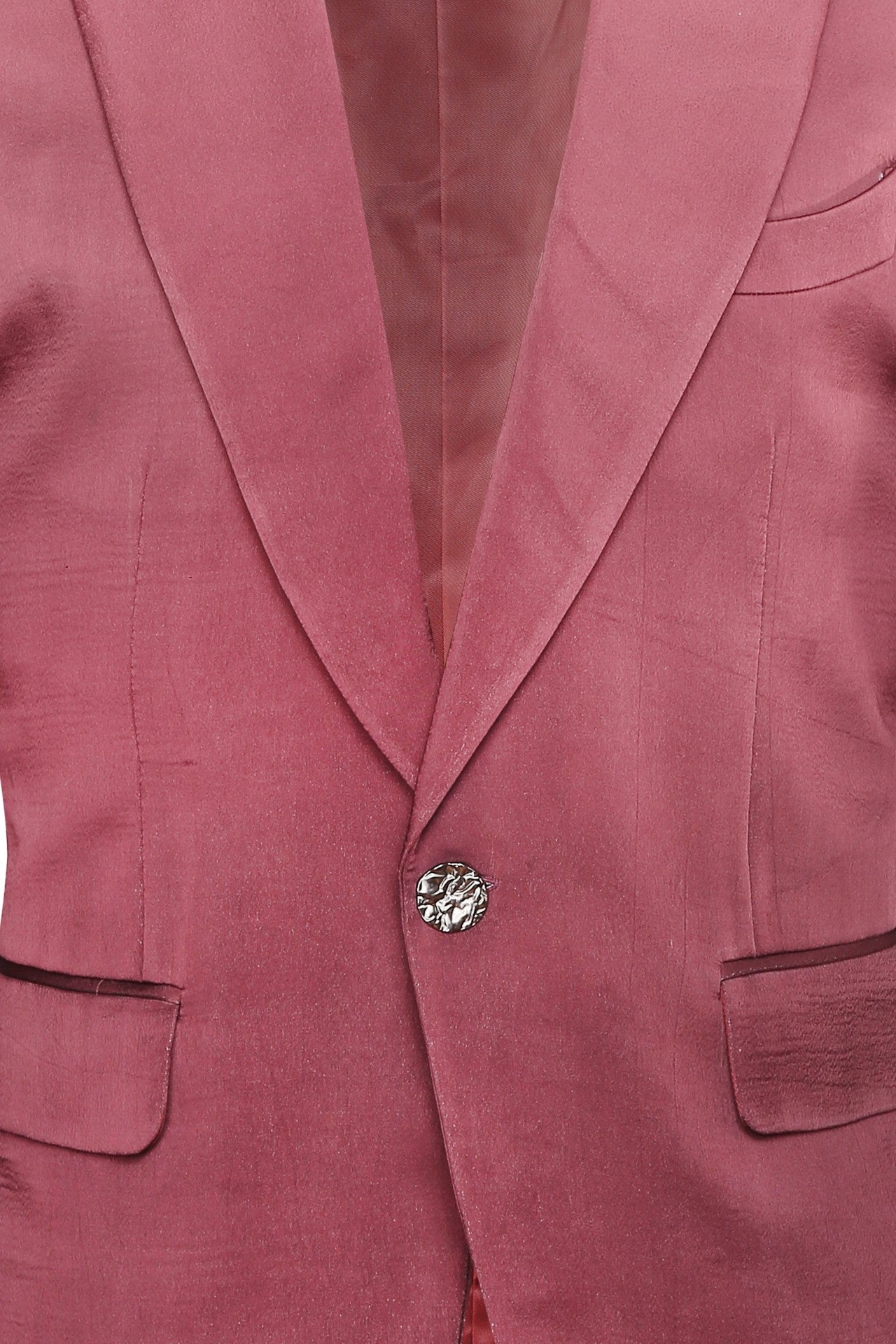 Wine ombré color classic tuxedo in cupro satin