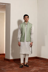 Green Booti Bundi Set