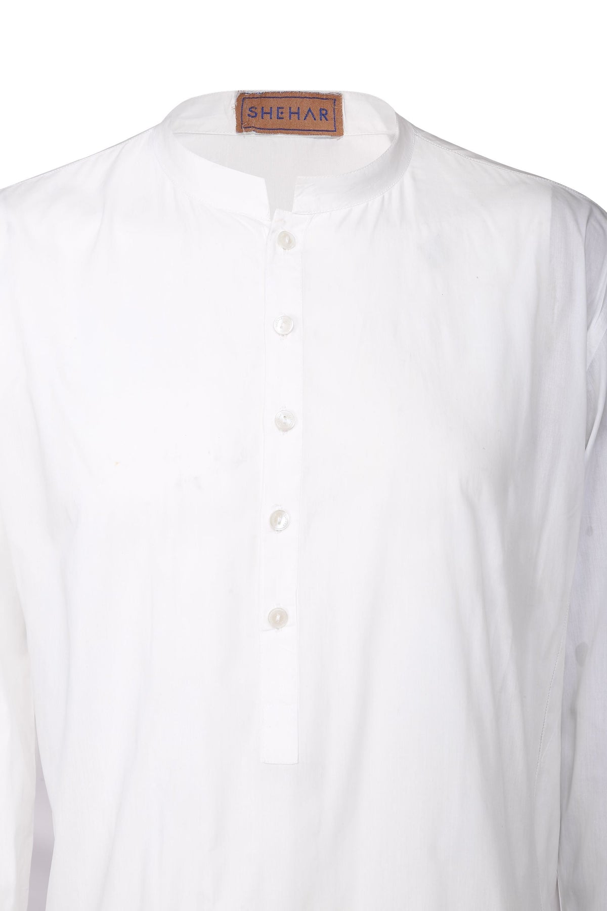 WHITE CLASSIC COTTON KURTA