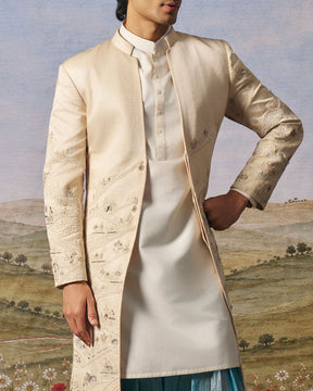 Landscape Embroidered Open Indo-Western
