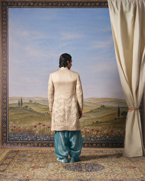 Landscape Embroidered Open Indo-Western