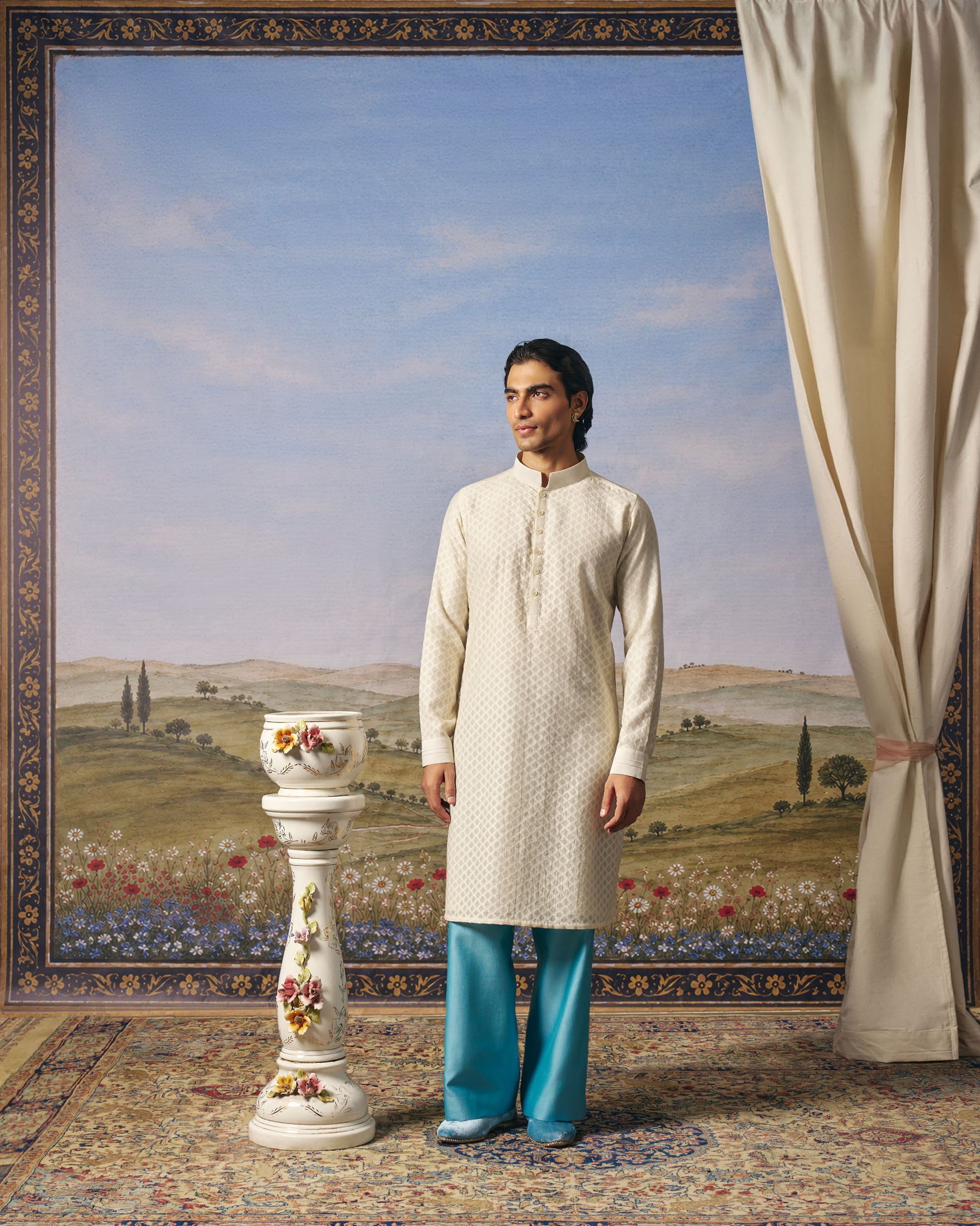 Blush Pink Open Moti Bundi Set