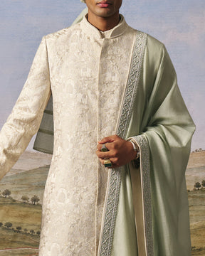 Ivory Hathi Sherwani Set