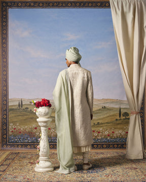 Ivory Hathi Sherwani Set