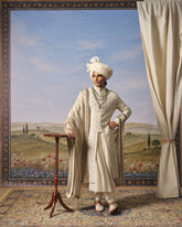 Ivory Chikankari Sherwani Set