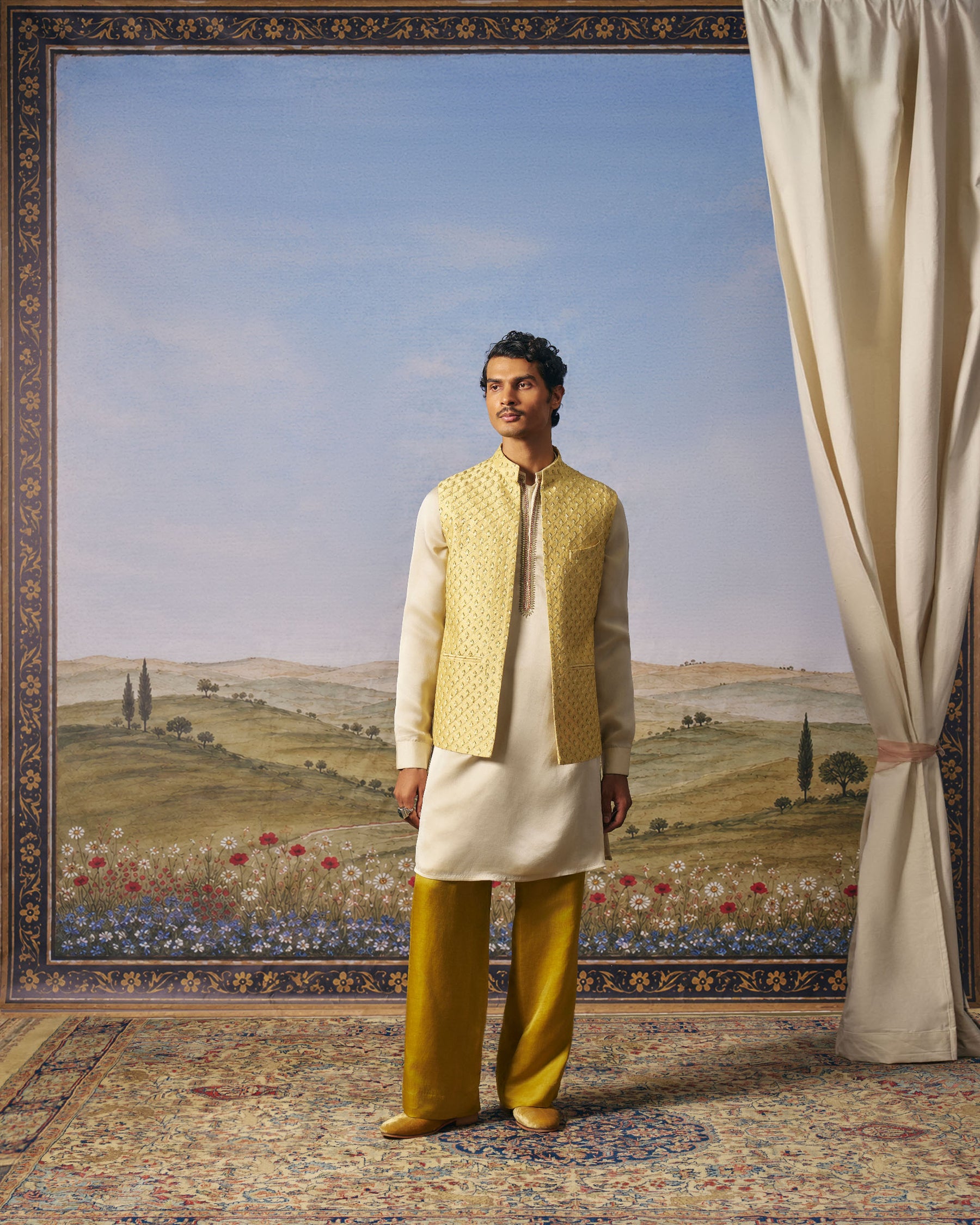 Yellow Jaal Bundi Set