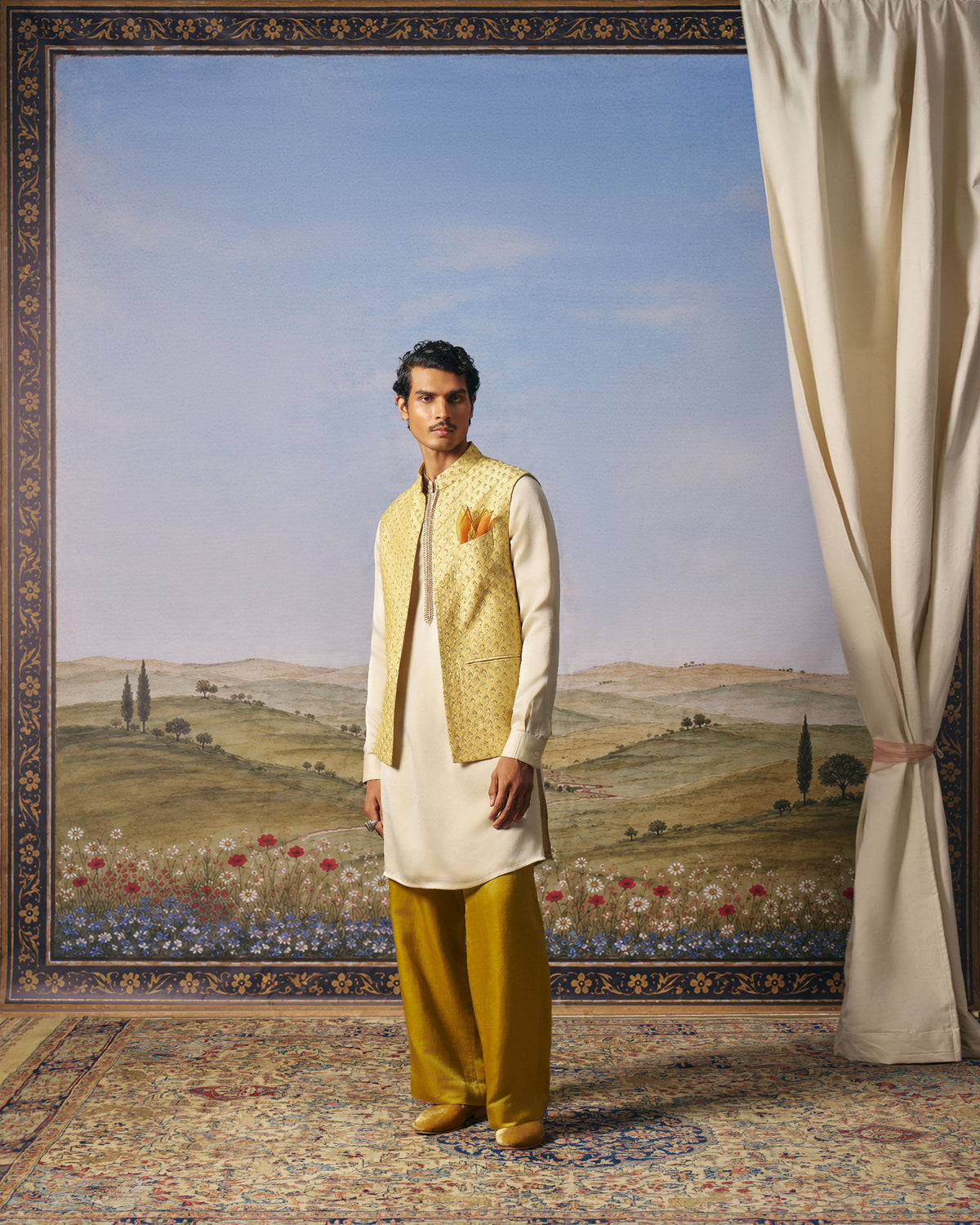 Yellow Jaal Bundi Set