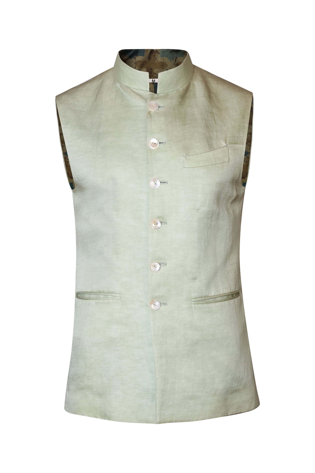 LINEN SATIN JACKET