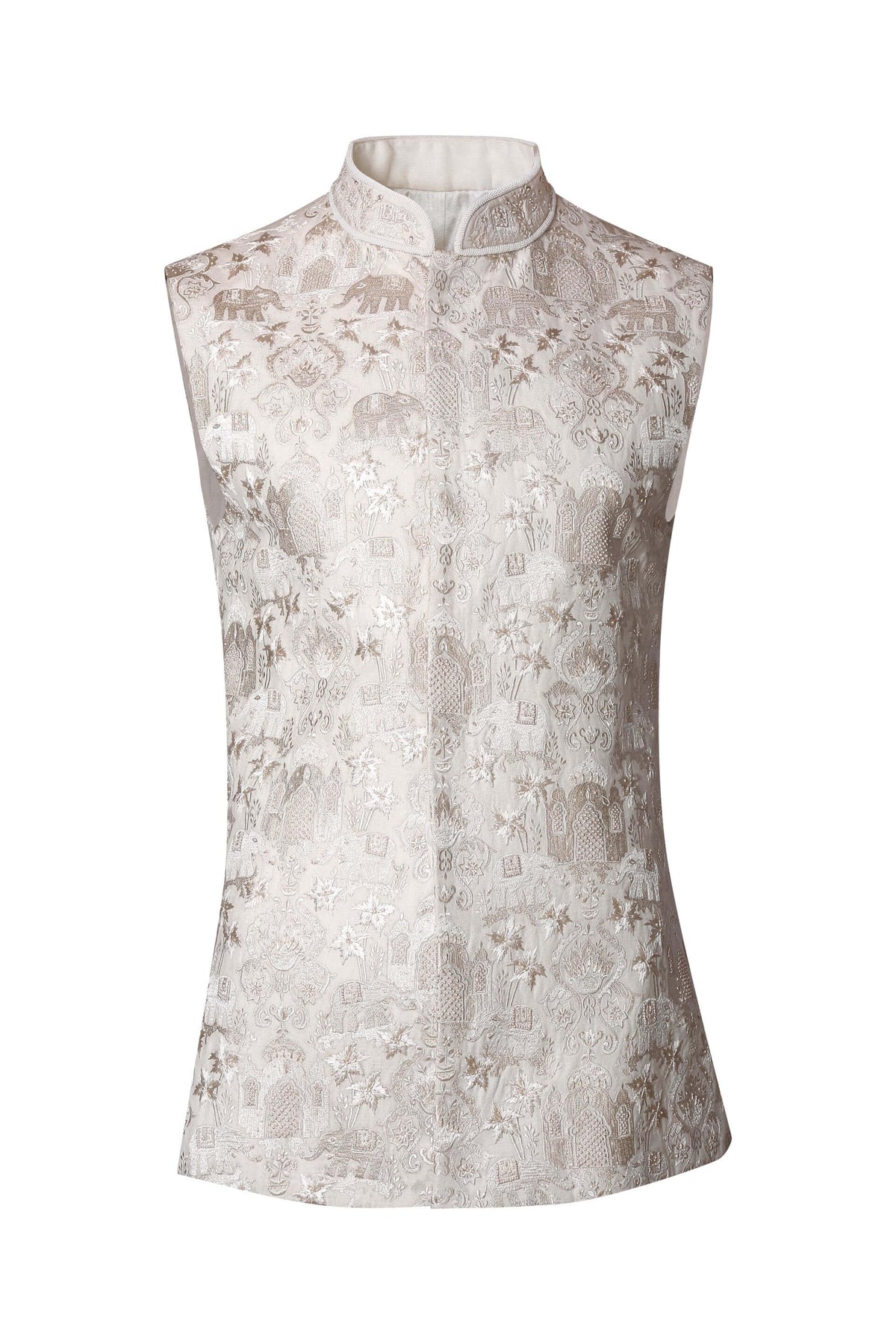 EMBROIDERED SHIKARGAR NEHRU JACKET