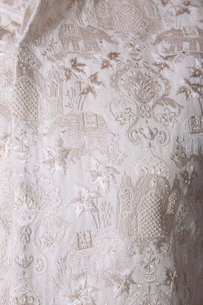 EMBROIDERED SHIKARGAR NEHRU JACKET