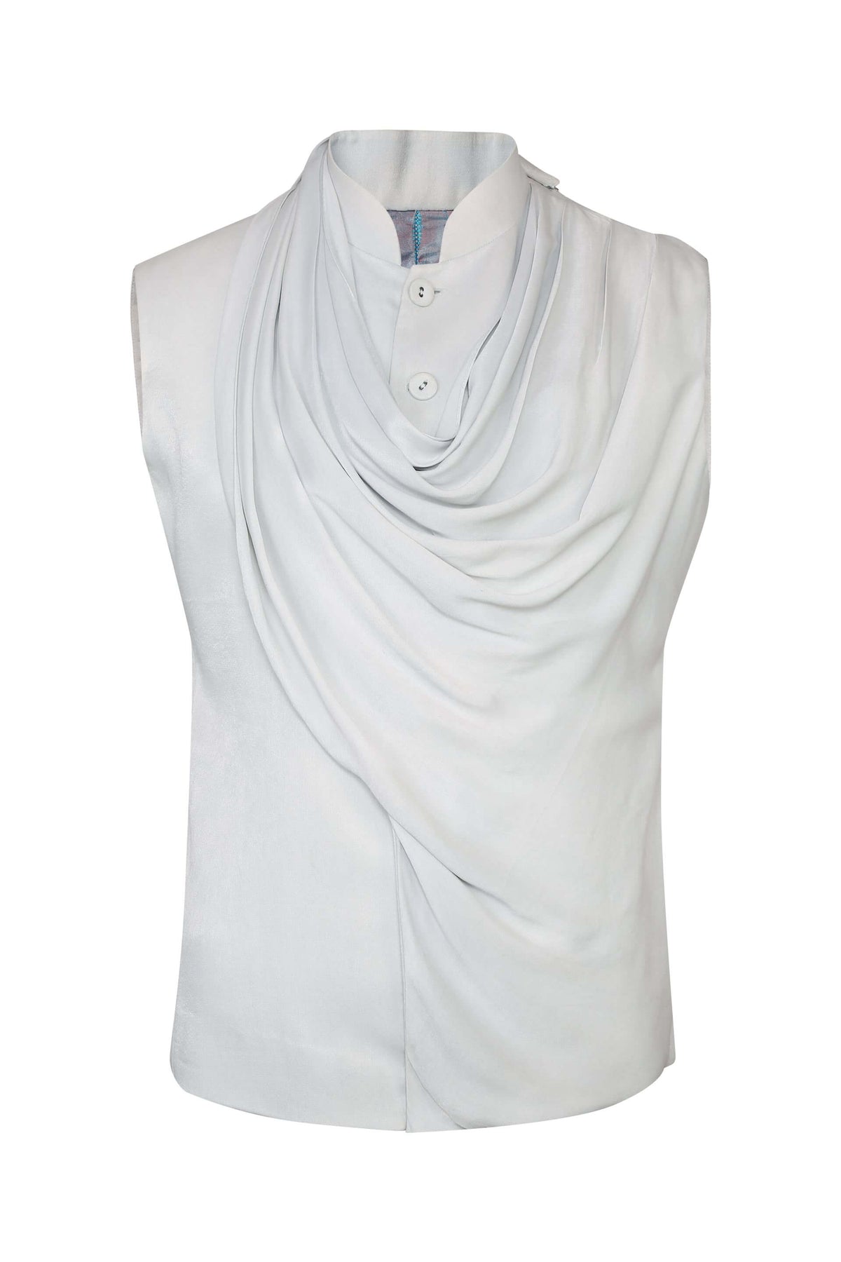 DRAPED NEHRU JACKET