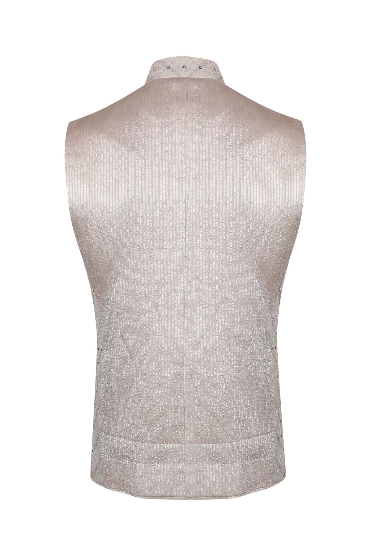 CHIKANKARI EMBROIDERY NEHRU JACKET