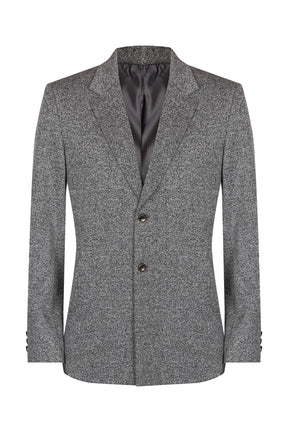 Grey notch collar jacket