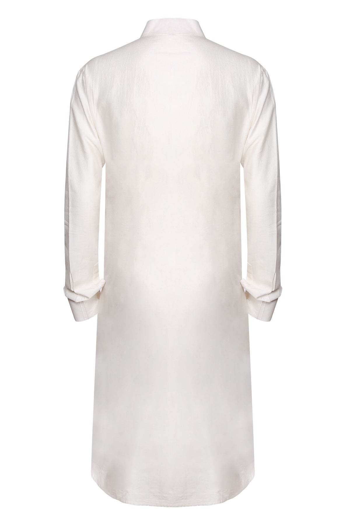 IVORY CHANDERI SATIN CLASSIC KURTA