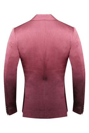 Wine ombré color classic tuxedo in cupro satin